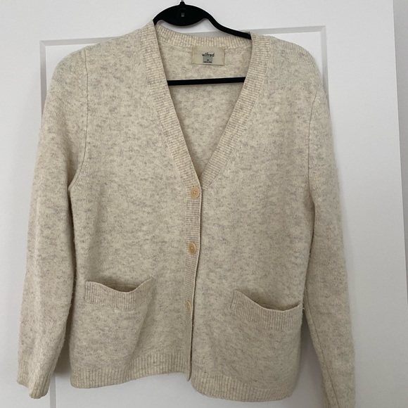 Wilfred (Aritzia) cream cardigan - Picture 3 of 3